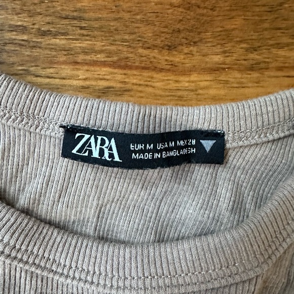 💐BUNDLE 3 for $20💐 ZARA Ribbed Tank - Picture 2 of 3